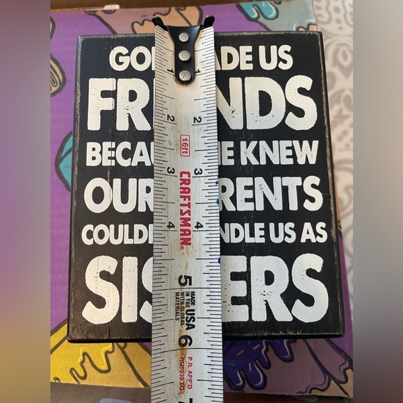 FRIENDS PLAQUE - Picture 3 of 5